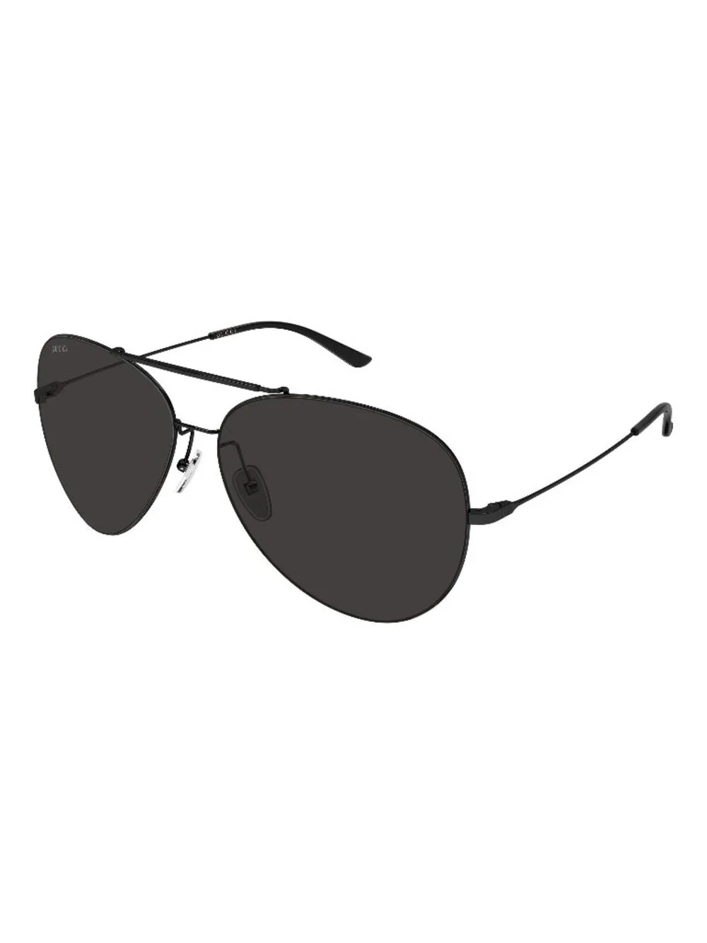 New Gucci Men's Sunglasses Black Grey Lens Metal Frame GG2172S 003 65